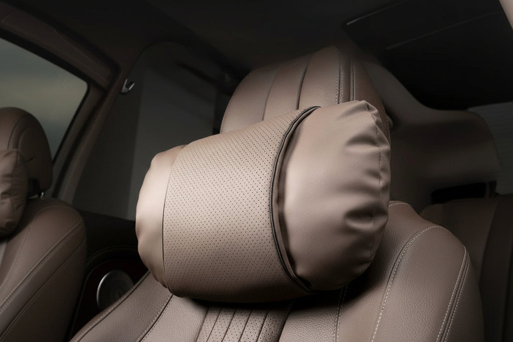 Nappa Leather Neck Pillow