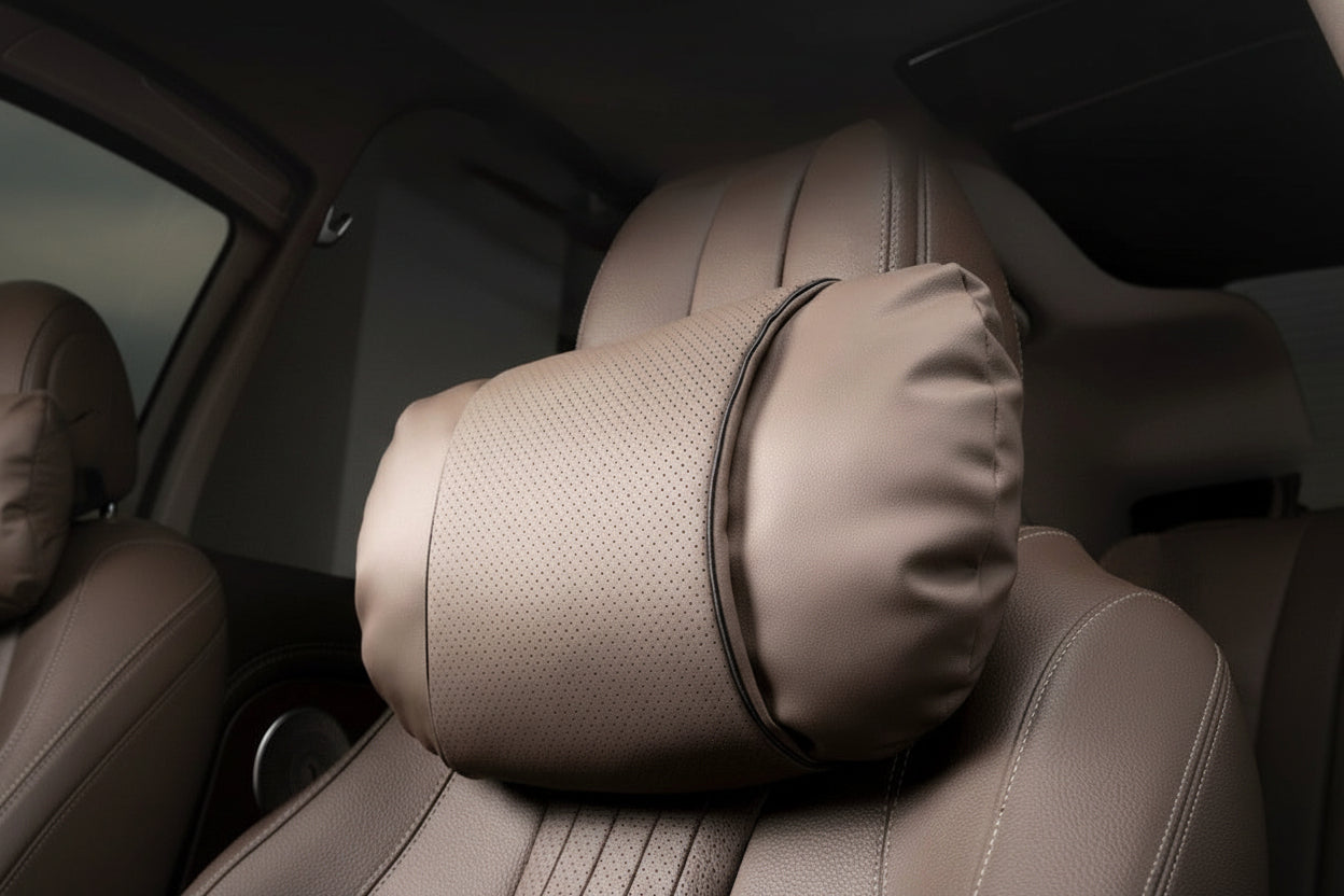 Nappa Leather Neck Pillow