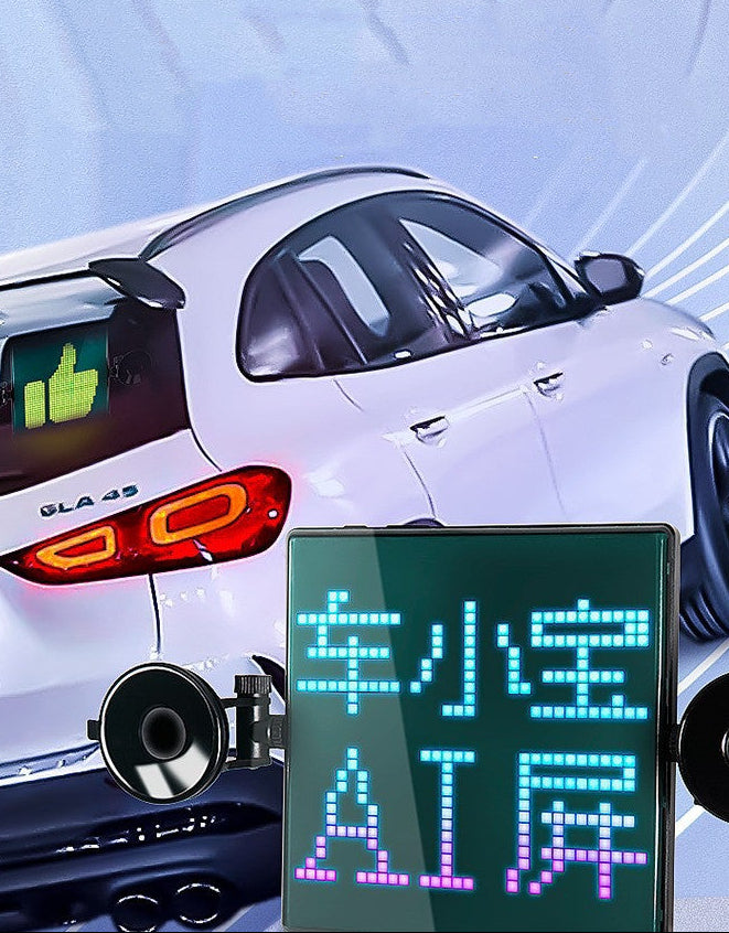 Windshield LED Pixel Display