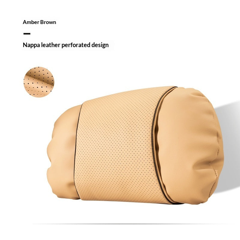 Nappa Leather Neck Pillow